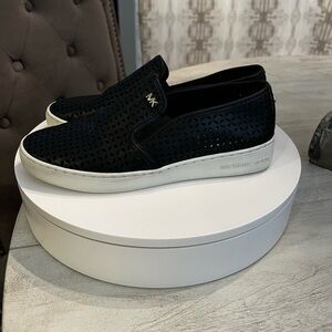 Michael Kors Olivia Perforated Leather Slip-On Sneaker ✨